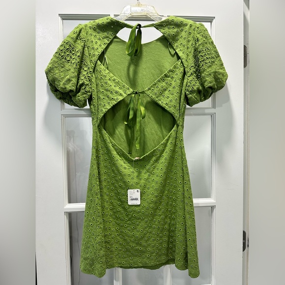Free People Green Mini Dress - Picture 2 of 9